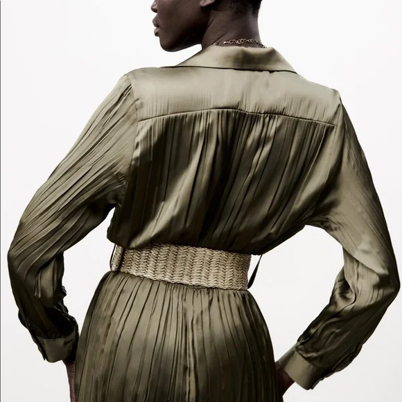 BELTED WRINKLED LOOK JUMPSUIT - Picture 12 of 13